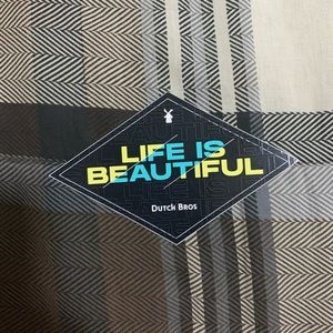 Life is Beautiful Dutch Bros Sticker